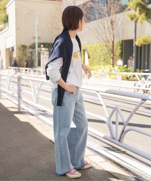 Spick & Span(スピックアンドスパン)の「《追加》箔ロゴプリントロンT(Tシャツ/カットソー・レディース・ゴールド/シルバー・FREE)」の10枚目の写真