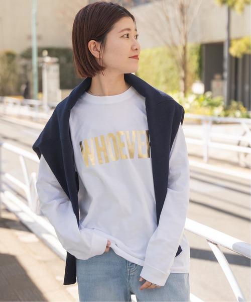 Spick & Span(スピックアンドスパン)の「《追加》箔ロゴプリントロンT(Tシャツ/カットソー・レディース・ゴールド/シルバー・FREE)」の14枚目の写真