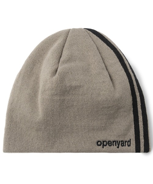 OY（オーワイ）の「『OY/オーワイ』 LINED LOGO BEANIE/ラインロゴビーニー（ニットキャップ/ビーニー・レディース・カーキ/ブラック・FREE）」の11枚目の写真