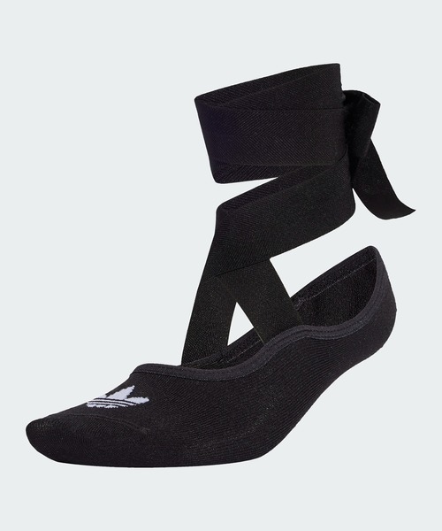 adidas（アディダス）の「バレエソックス 1足/ アディダスオリジナルス adidas Originals（ソックス/靴下・レディース・ホワイト/ブラック・MEDIUM/SMALL）」の20枚目の写真