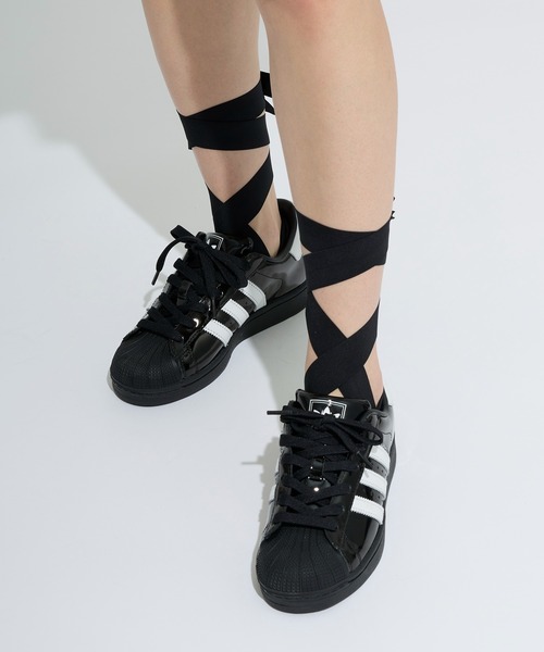 adidas（アディダス）の「バレエソックス 1足/ アディダスオリジナルス adidas Originals（ソックス/靴下・レディース・ホワイト/ブラック・MEDIUM/SMALL）」の18枚目の写真