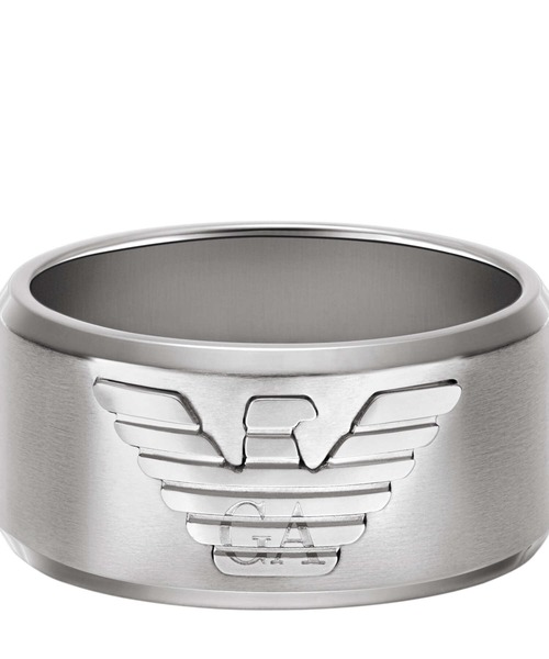 EMPORIO ARMANI(エンポリオアルマーニ)の「エンポリオ・アルマーニ アクセサリー メンズ 指輪 シルバー EGS3166040(リング・メンズ・Silver・9/10/11)」の1枚目の写真