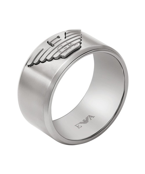 EMPORIO ARMANI(エンポリオアルマーニ)の「エンポリオ・アルマーニ アクセサリー メンズ 指輪 シルバー EGS3166040(リング・メンズ・Silver・9/10/11)」の2枚目の写真