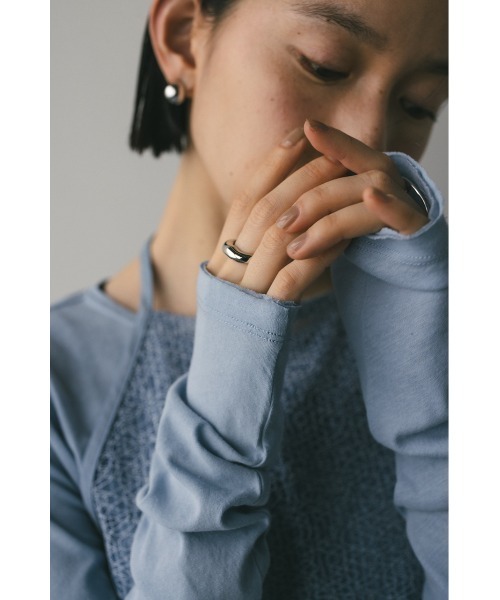 STYLEMIXER（スタイルミキサー）の「ホルターレースセットトップ【春服】新作ビスチェセット（Tシャツ/カットソー・レディース・ブラック/サックスブルー/ホワイト・FREE）」の17枚目の写真
