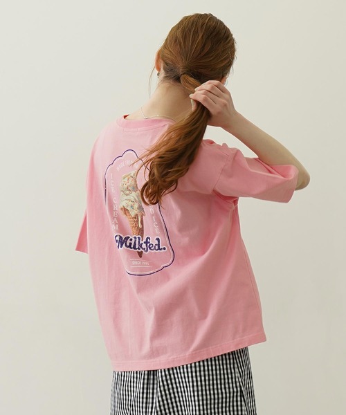 ICE CREAM WIDE S/S TEE（Tシャツ/カットソー）｜MILKFED