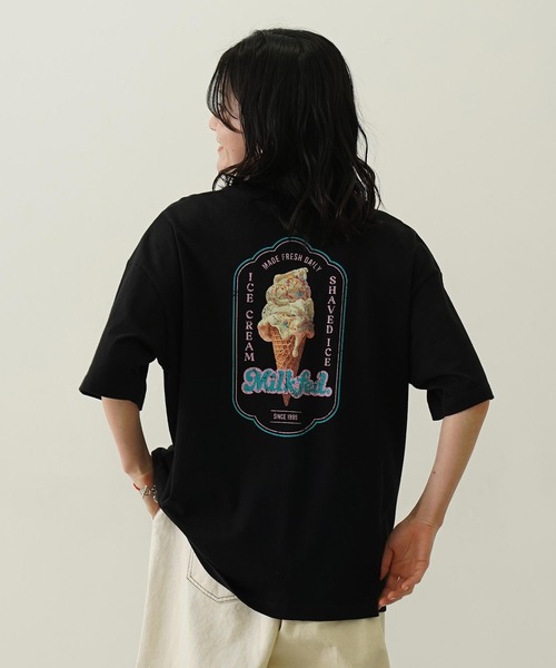 ICE CREAM WIDE S/S TEE（Tシャツ/カットソー）｜MILKFED