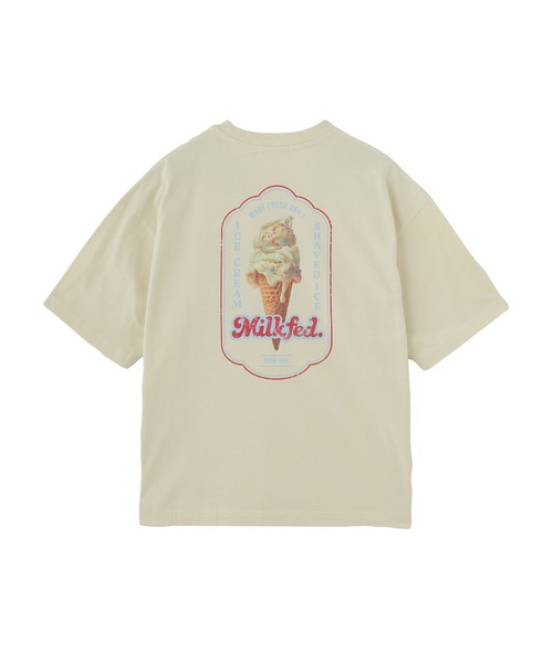 tシャツ ICE CREAM WIDE S/S TEE レディース ICE CREAM WIDE S/S TEE（Tシャツ/カットソー）｜MILKFED