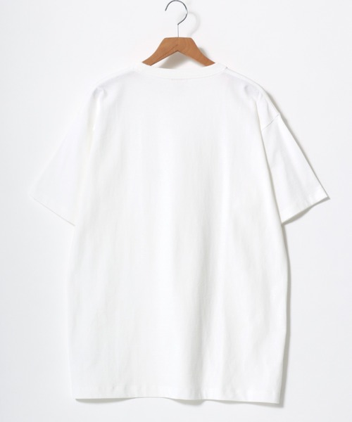 Lee（リー）の「Lee/リー POCKET SS TEE/オーバーサイズ ミニロゴ アニマル ワンポイント刺繍 ポケット 半袖Tシャツ/無地T/ボーダーT/レディース メンズ（Tシャツ/カットソー・メンズ・ブラック系その他/ブラック系その他3/ブラック/ブラック系その他2/ホワイト/ホワイト系その他・M/L/XL）」の19枚目の写真