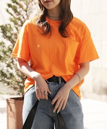 Gildan/ギルダン ビックシルエット ウルトラコットン オーバーサイズ ベーシック ポケット付き半袖 無地Tシャツ 秋 秋服 2026年秋冬