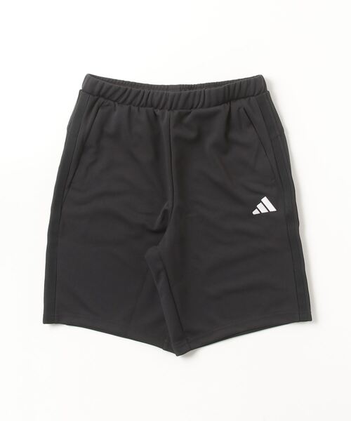 adidas(アディダス)の「アディダス adidas スリーストライプス レギュラーフィット ダブルニットショーツ(その他パンツ・レディース・ブラック×ホワイト/ブラック×ブラック・S/M/L/XL)」の9枚目の写真