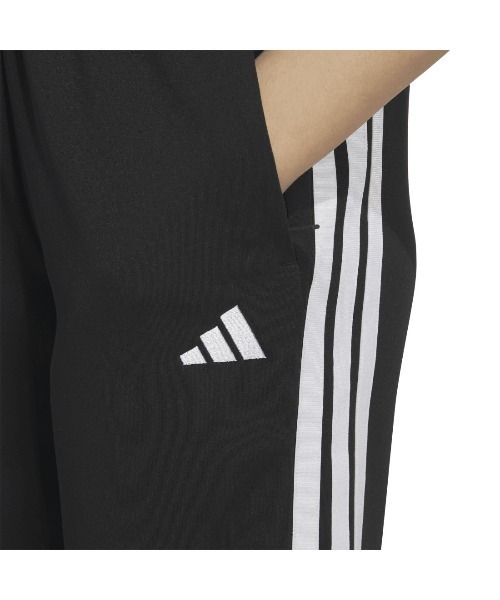 adidas(アディダス)の「アディダス adidas スリーストライプス レギュラーフィット ダブルニットショーツ(その他パンツ・レディース・ブラック×ホワイト/ブラック×ブラック・S/M/L/XL)」の12枚目の写真