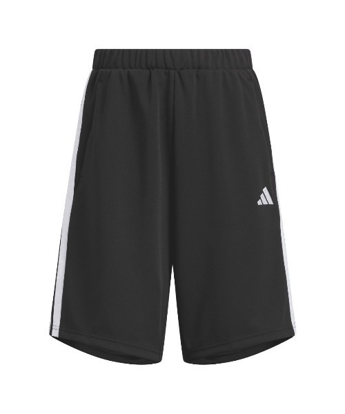 adidas(アディダス)の「アディダス adidas スリーストライプス レギュラーフィット ダブルニットショーツ(その他パンツ・レディース・ブラック×ホワイト/ブラック×ブラック・S/M/L/XL)」の14枚目の写真