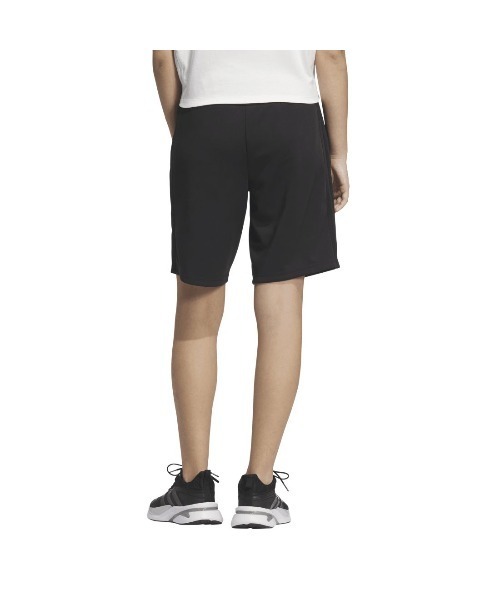 adidas(アディダス)の「アディダス adidas スリーストライプス レギュラーフィット ダブルニットショーツ(その他パンツ・レディース・ブラック×ホワイト/ブラック×ブラック・S/M/L/XL)」の3枚目の写真