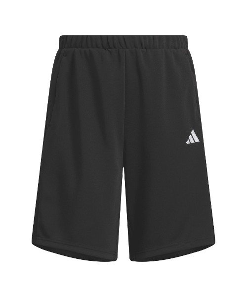 adidas(アディダス)の「アディダス adidas スリーストライプス レギュラーフィット ダブルニットショーツ(その他パンツ・レディース・ブラック×ホワイト/ブラック×ブラック・S/M/L/XL)」の7枚目の写真