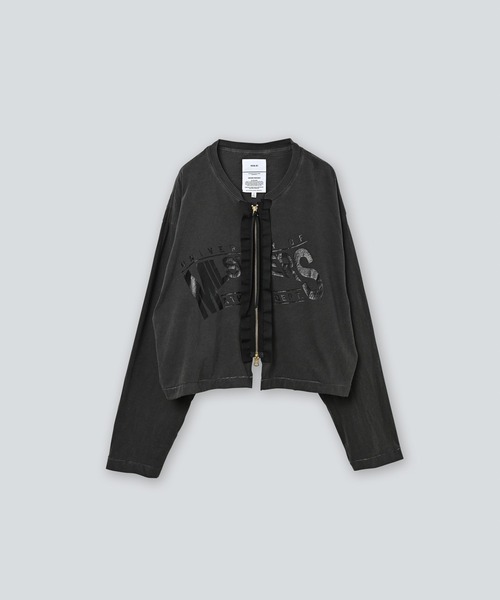 kha:ki(カーキ)の「「KHA:KI / カーキ」 リメイクTEEカーディガン REMAKE TEE CARDIGAN(カーディガン/ボレロ・レディース・ブラック/オフホワイト/サンドベージュ・1)」の3枚目の写真