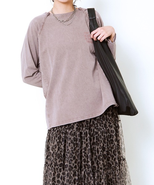 GORGE(ゴージ)の「《三角フォルムで差がつく》レディース 合皮×布帛 トートバッグ 大容量 春夏秋冬(トートバッグ・レディース・グレー/ブラック・F)」の13枚目の写真