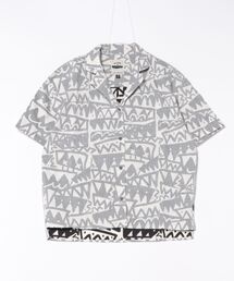 BILLABONG レディース 【BB GALLERY】 ZACK S/S SHIRTS 半袖シャツ 【2025年春夏モデル】/ビラボン総柄半袖シャツ