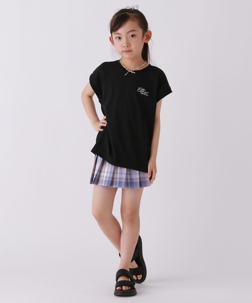 10C REPIPI(ジューシーレピピ)の「【10C REPIPI】COOLタッチTシャツ【接触冷感】(Tシャツ/カットソー・キッズ・サックスブルー/ブラック/ホワイト/ピンク・130cm/120cm/110cm)」の9枚目の写真