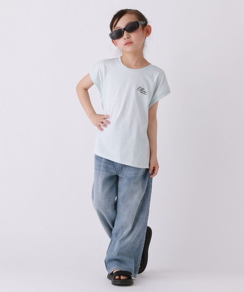 10C REPIPI(ジューシーレピピ)の「【10C REPIPI】COOLタッチTシャツ【接触冷感】(Tシャツ/カットソー・キッズ・サックスブルー/ブラック/ホワイト/ピンク・130cm/120cm/110cm)」の19枚目の写真