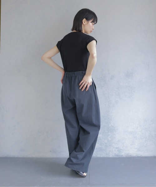 cheriella(シェリエラ)の「【cheriella】新色追加!ベーシックサマーニット4 BASIC SUMMER KNIT 4(ニット/セーター・レディース・チャコールグレー/アイボリー/ブラック/ネイビー/ミント/レモンイエロー・M)」の8枚目の写真
