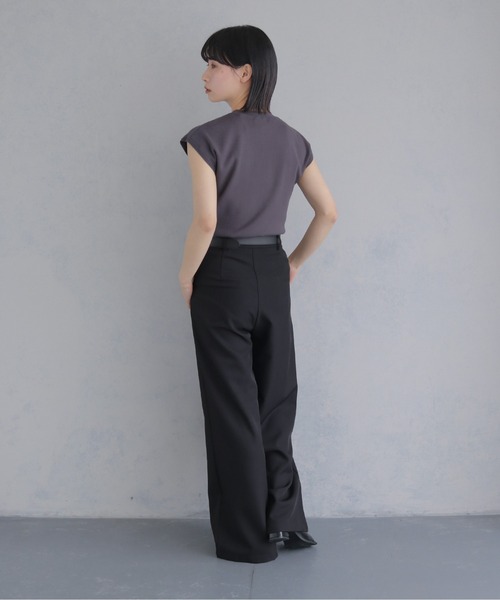 cheriella(シェリエラ)の「【cheriella】新色追加!ベーシックサマーニット4 BASIC SUMMER KNIT 4(ニット/セーター・レディース・チャコールグレー/アイボリー/ブラック/ネイビー/ミント/レモンイエロー・M)」の18枚目の写真
