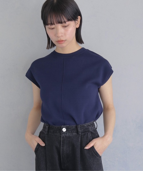 cheriella(シェリエラ)の「【cheriella】新色追加!ベーシックサマーニット4 BASIC SUMMER KNIT 4(ニット/セーター・レディース・チャコールグレー/アイボリー/ブラック/ネイビー/ミント/レモンイエロー・M)」の22枚目の写真