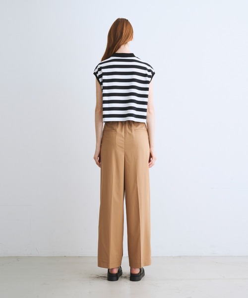 ストレッチタイプライター タックワイドパンツ（その他パンツ