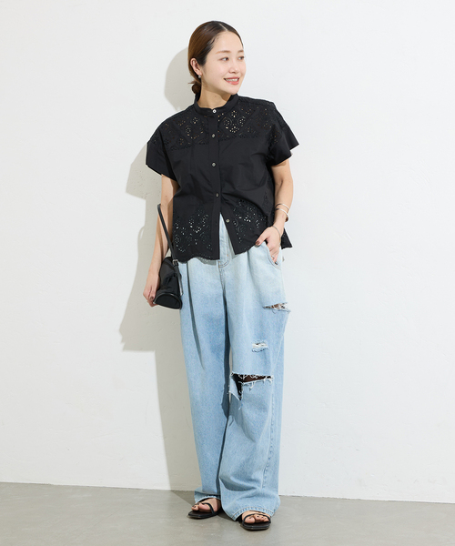 TICCA / ティッカ】 レースフレンチシャツ | ジャーナル