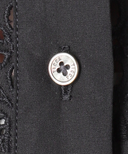 TICCA(ティッカ)の「【TICCA / ティッカ】レースフレンチシャツ(シャツ/ブラウス・レディース・ブラック/ブラウン・FREE)」の8枚目の写真