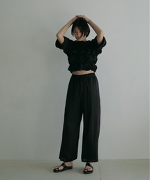 トップス anuke Typewriter Shirring Tops ànuke online store（アンヌーク） / Typewriter Shirring