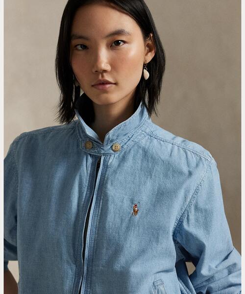 Polo Ralph Lauren コットンシャンブレー ウインドブレーカー セール】コットン シャンブレー ウィンドブレーカー（その他