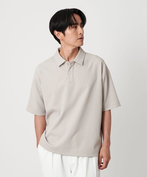 じぶん　BEAUTY&YOUTH エアドビーワイド テーパード ポロシャツ BEAUTY&YOUTH UNITED ARROWS（ビューティーアンドユース