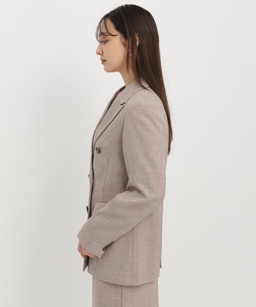 Andemiu（アンデミュウ）の「アサチョウWジャケット450916（テーラードジャケット・レディース・グレー/ブラウン/ベージュ・FREE）」の15枚目の写真
