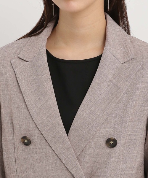 Andemiu（アンデミュウ）の「アサチョウWジャケット450916（テーラードジャケット・レディース・グレー/ブラウン/ベージュ・FREE）」の13枚目の写真
