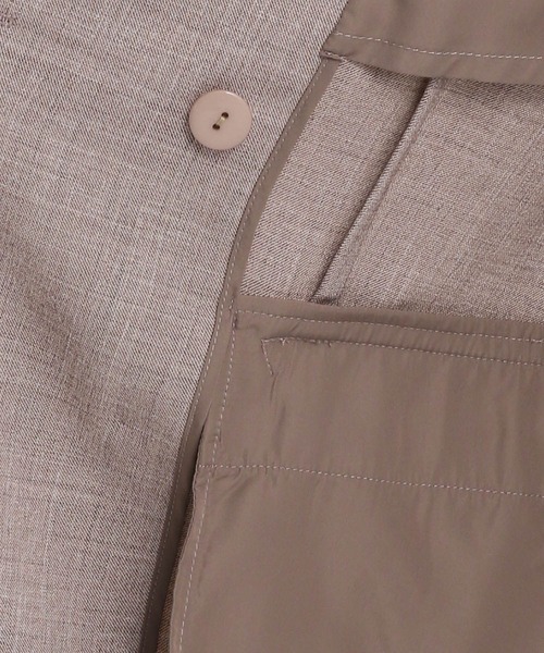 Andemiu（アンデミュウ）の「アサチョウWジャケット450916（テーラードジャケット・レディース・グレー/ブラウン/ベージュ・FREE）」の7枚目の写真