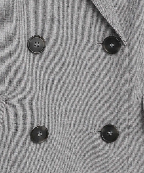 Andemiu（アンデミュウ）の「アサチョウWジャケット450916（テーラードジャケット・レディース・グレー/ブラウン/ベージュ・FREE）」の5枚目の写真