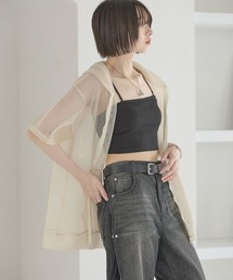 Anui（アニュイ）の「【UNISEX】メッシュジップパーカー（パーカー）」