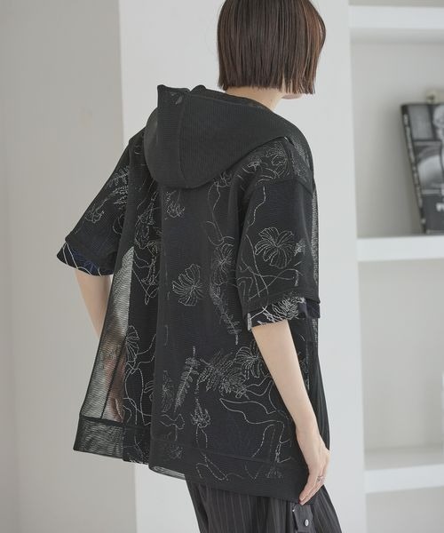 ANTI VINTAGE ネット　メッシュ　ジップアップ　パーカー 楽天市場】正規品【 Chikashitsu + mesh zip hoodie (5color