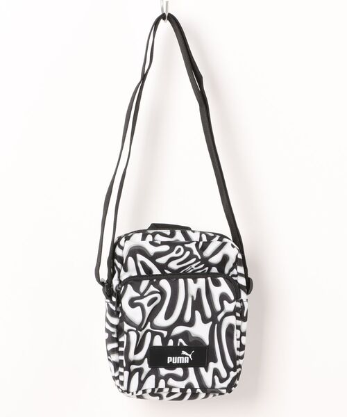 PUMA（プーマ）の「《PUMA》PUMA アカデミー ポータブル（ボディバッグ/ウエストポーチ・メンズ・ブラック×ホワイト/ブラック系その他・フリー）」の2枚目の写真