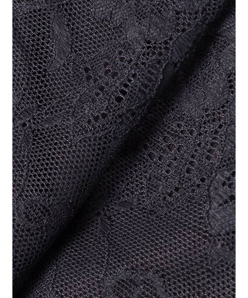 dazzlin（ダズリン）の「カップ付レースキャミソール（Tシャツ/カットソー・レディース・ブラック/オフホワイト・FREE）」の10枚目の写真