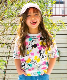 Disney（ディズニー）の「【綿100％】 ディズニー キャラクター総柄Tシャツ 0538K（Tシャツ/カットソー・キッズ）」