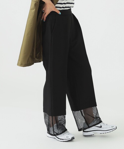 B:MING by BEAMS(ビーミングバイビームス)の「撥水 メッシュヘム パンツ(その他パンツ・レディース・ブラック/ブラウン系その他・SMALL/MEDIUM)」の12枚目の写真