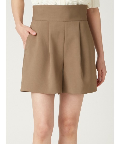フレイアイディー　パンツ ツータックキュロットパンツ／ウォッシャブル レディース ツータックキュロットパンツ／ウォッシャブル(ショート・ハーフ
