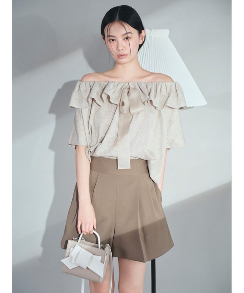 フレイアイディー　パンツ ツータックキュロットパンツ／ウォッシャブル レディース セール】ツータックキュロットパンツ／ウォッシャブル（その他