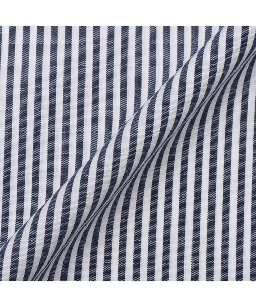 TOKYO SHIRTS（トウキョウシャツ）の「超形態安定ノーアイロン ボタンダウン 長袖ビジネスワイシャツ（ビジネスシャツ・メンズ・ネイビー・首回り42cm-裄丈82cm/首回り43cm-裄丈82cm/首回り37cm-裄丈80cm/首回り39cm-裄丈80cm/首回り39cm-裄丈84cm/首回り41cm-裄丈82cm/首回り41cm-裄丈86cm/首回り42cm-裄丈86cm/首回り43cm-裄丈86cm/首回り37cm-裄丈84cm）」の5枚目の写真