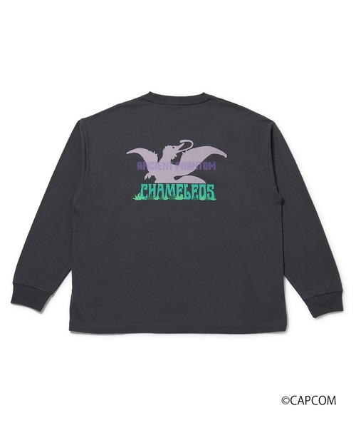 j.n.r.d(ジェー・エヌ・アール・ディー)の「【MONSTER HUNTER×j.n.r.d】オオナズチ ロングスリーブTシャツ(Tシャツ/カットソー・メンズ・チャコールグレー/カーキ・L/M/LL)」の15枚目の写真