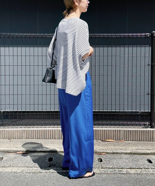 reca（レカ）の「センタープレスステッチパンツ（その他パンツ・レディース・グリーン/ブラック/ブルー・M）」の9枚目の写真