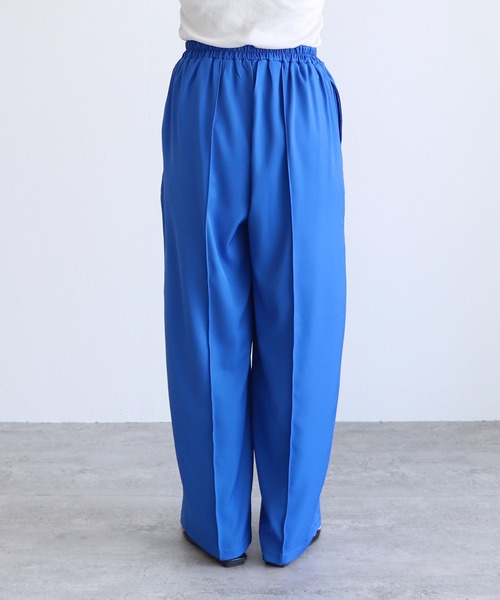 reca（レカ）の「センタープレスステッチパンツ（その他パンツ・レディース・グリーン/ブラック/ブルー・M）」の12枚目の写真