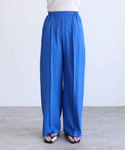 reca（レカ）の「センタープレスステッチパンツ（その他パンツ・レディース・グリーン/ブラック/ブルー・M）」の10枚目の写真