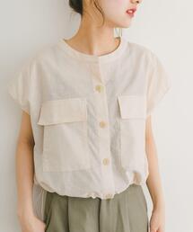 ITEMS URBANRESEARCH | リネンミックスドロストポケットシャツ(シャツ/ブラウス)
